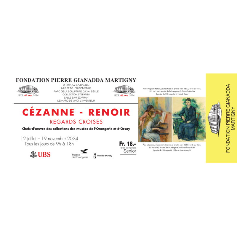 Cézanne Renoir Regards croisés - Sénior