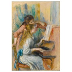 Artiste: Pierre-Auguste Renoir JEUNES FILLES AU PIANO Vers 1892