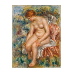 Pierre-Auguste Renoir  Baigneuse assise s’essuyant une jambe, 1914