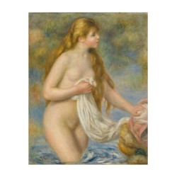 Pierre-Auguste Renoir  Baigneuse aux cheveux longs, vers 1895