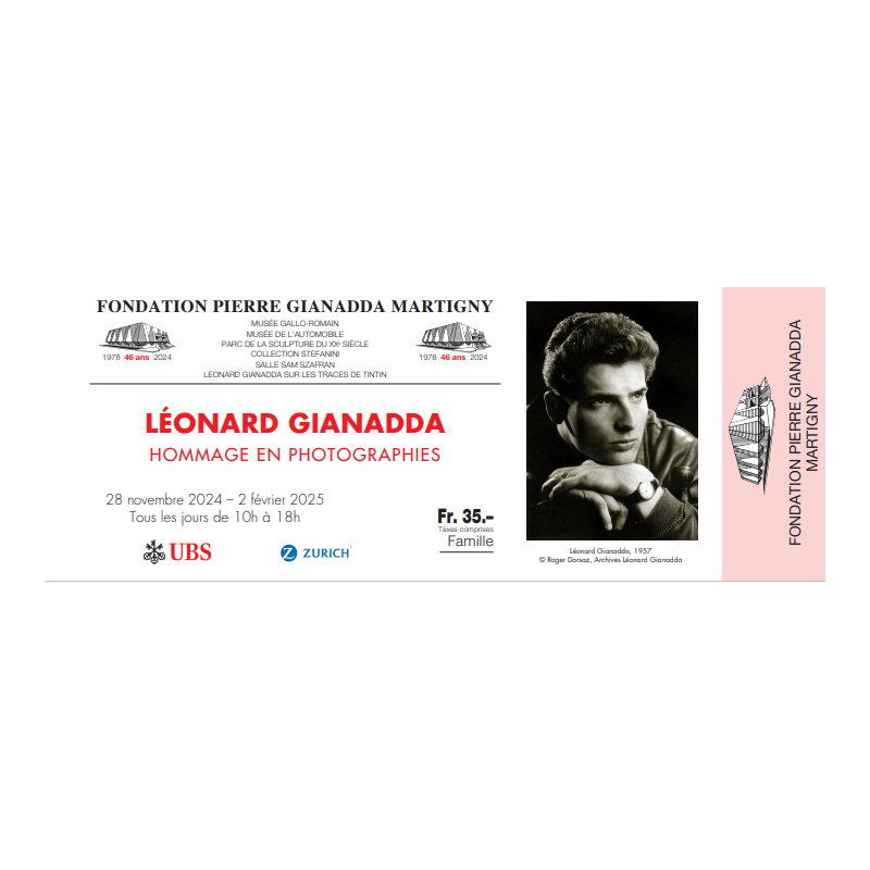 Léonard Gianadda , Hommage en photographies - Famille