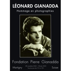 affiche - Léonard Gianadda, Hommage en photographies